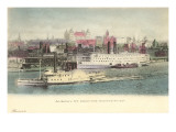 Hudson River at Albany, New York Pósters Hudson River at Albany, New York Pósters