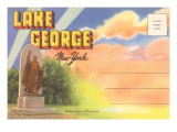 Postcard Folder of Lake George, New York Posters