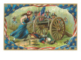 Molly Pitcher at the Cannon's Mouth Prints