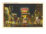 Times Square at Night, New York City Pôsters Times Square at Night, New York City Pôsters