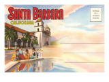 Postcard Folder, Santa Barbara, California Posters