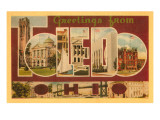Greetings from Toledo, Ohio Giclee Print