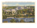Lake at Wade Park, Cleveland, Ohio Poster