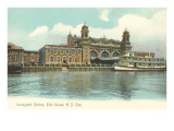 Ellis Island Immigration Depot, New York City Print
