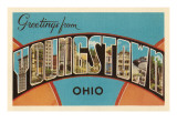 Greetings from Youngstown, Ohio Giclee Print