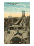 Willamsburg Bridge Approach, New York City Posters