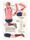 Soccer Referee Puppet Giclée-Druck