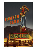 Neon, Pioneer Club, Las Vegas,  Nevada Posters