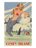 Coney Island Mermaid Posters