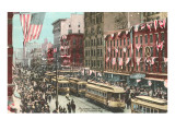 Business District, Syracuse, New York Giclee Print