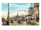 Surf Avenue, Coney Island, New York City Posters