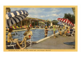 Pool, Hotel Last Frontier, Las Vegas, Nevada Giclee Print