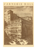 Carnegie Hall, New York City Posters