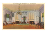 Declaration Chamber, Independence Hall, Philadelphia, Pennsylvania Posters