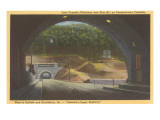 Twin Tunnels, Pennsylvania Turnpike Giclee Print