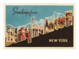 Greetings from Binghampton, New York Posters