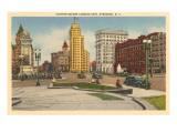 Clinton Square, Syracuse, New York Giclee Print