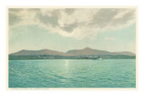 Catskills from the Hudson River, New York Print