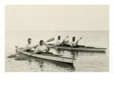 Two-Man Rowing Crews Giclee Print