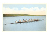 Vintage Rowing Crew reproduction procédé giclée
