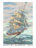 Paint by Numbers, Ship Giclee Print