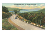 Highway Scene, Lake George, New York Giclee Print Highway Scene, Lake George, New York Giclee Print