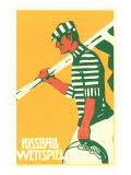 German Soccer Match Giclée-Druck
