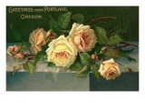 Greetings from Portland, Oregon, Roses Posters