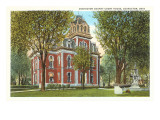 Coshocton County Courthouse, Ohio Poster