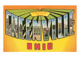 Greetings from Greenville, Ohio Giclee Print
