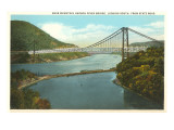 Bridge over Hudson River, New York Giclee Print