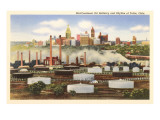 Oil Refinery, Skyline, Tulsa, Oklahoma Photo
