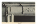 Detail of Colonial Mantel, Philadelphia, Pennsylvania Posters