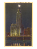 Night, A.I.U. Citadel, Columbus, Ohio Giclee Print
