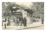 Paris Metro Station, Art Nouveau Print