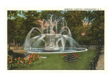 Memorial Fountain, Poughkeepsie, New York Prints