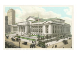 Public Library, New York City Lámina giclée Public Library, New York City Lámina giclée