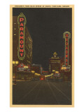 Neon at Night, Portland, Oregon Photo
