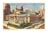 Public Library, New York City Lámina giclée Public Library, New York City Lámina giclée