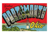 Greetngs from Portsmouth, Ohio Posters
