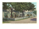 Siasconset, Street in Nantucket, Massachusetts Posters