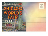 Postcard Folder, Souvenir of Chicago World's Fair Prints