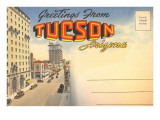 Greetings from Tucson, Arizona Giclee Print