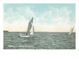 Yachting on Lake Champlain, New York Giclee Print