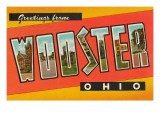 Greetings from Wooster, Ohio Giclee Print