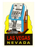 Slot Machine Graphic, Las Vegas, Nevada Posters