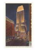 Night, Carew Tower, Cincinnati, Ohio Giclee Print