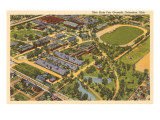 View over Fairgrounds, Columbus, Ohio Giclee Print