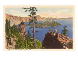 Wizard Island, Crater Lake, Oregon Posters