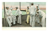 Sailors at Gun Drill, Monitor Florida Giclee Print